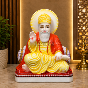 Marble Guru Nanak Dev Ji Murti | Sikh Guru <b>Statue</b>, Guru Nanak Marble Idol & <b>Religious</b> <b>Statue</b> by MALIYAS Jaipur - Product Image 1