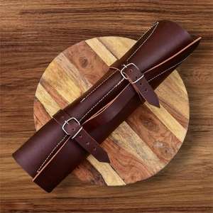 Juego de Cuchillos de Cocina Profesionales de Acero de Damasco Hechos a Mano, con Estuche de Cuero, Venta al Por Mayor - Product Image 6