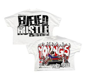 T-shirt pour homme 100% coton, poids lourd, délavage à la pierre, coupe classique, 300 GSM, personnalisable avec logo, impression sérigraphique/DTG - Product Image 1