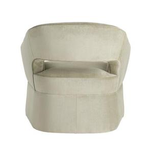 Fauteuil d'appoint pivotant 360° Carlford Nordic, fauteuil pivotant Cecilia avec housse amovible, tissu naturel - Product Image 5