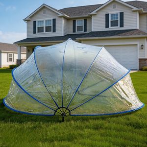 Copertura Retrattile per Piscina Esterna da 18 Piedi con Pellicola in PVC e Asta in Fibra di Vetro, Accessori Essenziali per Recinzione Piscina - Product Image 3