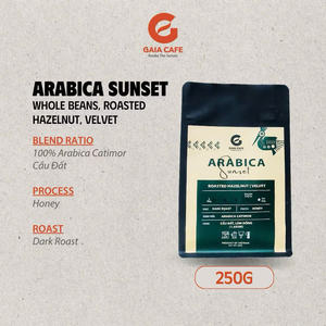 Café Tostado Oscuro 100% Arábica Catimor, Café Especial de 250g, Procesado con Miel, Granos de Café Arábica de Vietnam Tostados Enteros - Product Image 3