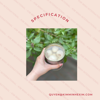 Kim Minh International Lychee in siroop, ingeblikt fruit, 425g, natuurlijk zoet, Vietnam, lange houdbaarheid