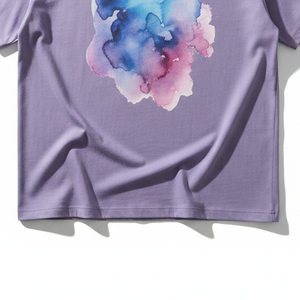 T-shirt long tricoté surdimensionné avec logo personnalisé imprimé, 100 % polyester, épais, uni, grande taille, épaules tombantes, style streetwear - Product Image 4