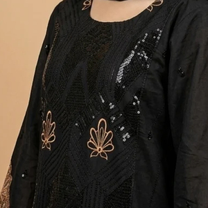 Collection de robes d'été imprimées en coton non cousues, style shalwar kameez pakistanais, vente en gros - Product Image 5