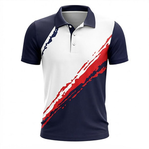 Custom Sublimated Raglan Sleeve Polo Shirt Men Quick Dry Breathable Badminton <b>Table</b> <b>Tennis</b> Team Jersey Wholesale - Product Image 1