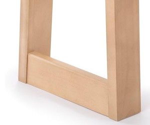 Mesa Consola Moderna de Madera Maciza con Patas de Caballete, Mueble Decorativo para Entrada o Pasillo, Diseño Escandinavo, Decoración para Sala de Estar - Product Image 6