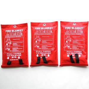 ผ้าห่มทนความร้อนที่กำบังไฟเบอร์กลาสทนไฟอยู่รอดสำหรับตั้งแคมป์ฉุกเฉินใหม่ - Product Image 5