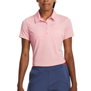 Polo Rosa para Mujer, Manga Corta, Color Sólido, Tejido Transpirable, Ropa Casual - Product Image 3