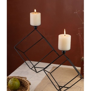 Elegant Fancy Metal <b>Candlestick</b> Holder <b>Silver</b> and Gold Twisted Design for Home Decoration - Product Image 5