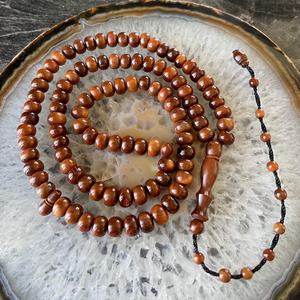 Tasbih de prière personnalisé, perles artisanales de haute qualité, Tesbih, chapelet musulman pour la prière, chapelet en bois de palissandre, cadeau. - Product Image 1