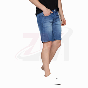 Manufacturing Service Custom Mens Distressed Denim Shorts Comfortable Summer Jean Shorts Private Label - Product Image 3