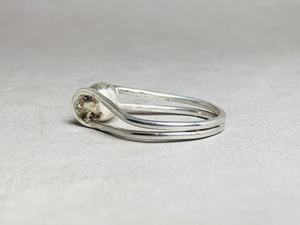 Anillos de dedo finos de Plata de Ley 925, abalorio de bola de plata geométrica a la moda, joyería minimalista para fiestas - Product Image 4