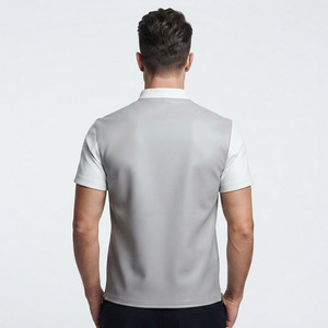 Men Leather Short Sleeve <b>T</b> <b>Shirt</b> Premium Quality Mens Stand <b>Collar</b> Leather Tee <b>Shirts</b> Men Leather Short Sleeve <b>T</b>-<b>Shirt</b> - Product Image 2