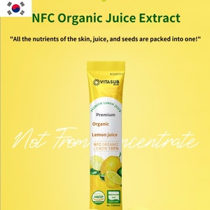 Jus de citron biologique NFC VITASUB Premium, paquet de 20 g, 24 paquets, origine Espagne, 100 % pur, certifié HACCP, antioxydant, éclaircissant pour la peau - Product Image 3