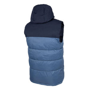 Chaleco acolchado de invierno sin mangas con capucha, 100% poliéster, cómodo, para hombre, con cierre de cremallera, venta al por mayor. - Product Image 4