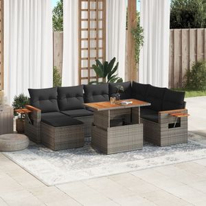 Ensemble de canapé de jardin gris - Product Image 1