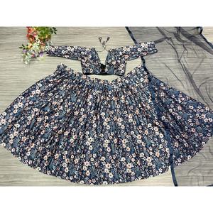 Hermoso mono de fiesta con estampado digital Lehenga Choli para ocasiones festivas - Product Image 3