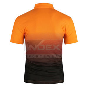 Polo de Manga Corta para Hombre, Color Degradado, Secado Rápido, Diseño Deportivo, Logotipo Frontal, Tejido de Punto - Product Image 2