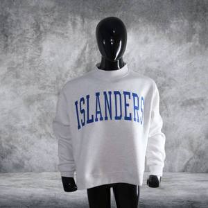Sudadera de Cuello Redondo para Hombre, Estilo Isleños, 100% Algodón, Tejido de Punto, Corte Regular, Informal para Otoño, con Estampado de Letras en la Parte Delantera - Product Image 1
