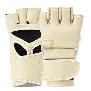 ถุงมือ MMA สำหรับผู้ใหญ่รุ่นใหม่ คุณภาพสูง หนังแท้ พร้อมที่จับมือ - Product Image 1