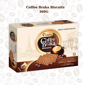 Braka Coffee Cookies 360g Crunchy Bite with Intense Coffee Aroma ODM Private Label Available - Product Image 1