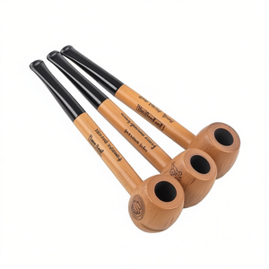 Pipa de Fumar de Madera Hecha a Mano con Logotipo Personalizado Directo de Fábrica, con Acabado Vintage, Ecológica y Portátil para Exportación - Product Image 2