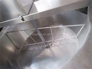 Machine à frire automatique par lots commerciale à bon prix <span class=keywords><strong>friteuse</strong></span> à <span class=keywords><strong>gaz</strong></span> <span class=keywords><strong>ronde</strong></span> industrielle automatique friteuses électriques circulaires à vendre - Product Image 6