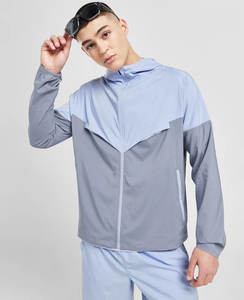 แจ็กเก็ตกันฝนสำหรับผู้ชายเสื้อแจ็กเก็ตกลางแจ้งสไตล์ผ้าโพลีเอสเตอร์ระบายอากาศได้ดีกันน้ำกันลมปรับแต่งได้สำหรับผู้ชาย - Product Image 3