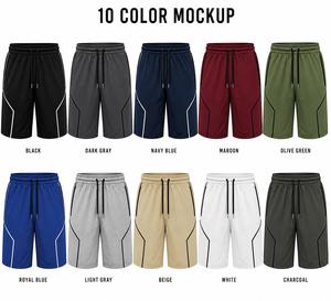 Shorts de sport pour homme en toile écologique respirante et à séchage rapide, légers, pour l'entraînement, la course à pied, la remise en forme et les activités athlétiques - Product Image 6