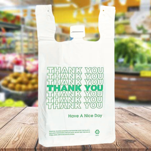 Wholesale Custom Biodegradable Plastic Shopping <b>Bags</b> HDPE Poly Packaging <b>Waterproof</b> Durable Tear Resistant <b>Drawstring</b> Factory - Product Image 1