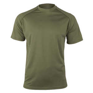 Camisetas de Verano para Hombre de Secado Rápido, Deportivas, Holgadas, de Manga Corta, Cuello Redondo, Poliéster/Algodón, Ecológicas, de Color Sólido - Product Image 2