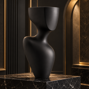 Sculpture décorative de lapin |   Figurine de lapin métallique moderne avec détail de battement de cœur pour salon, bureau, étagère, console, table, décoration - Product Image 3