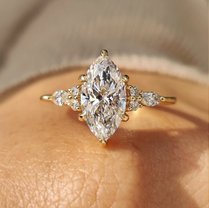 Diamantes cultivados en laboratorio CVD de talla marquesa de 5.00 quilates, color D, claridad VVS2, sueltos, certificados por IGI, proveedor de diamantes de la India. - Product Image 4