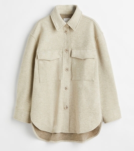 Veste Shacket pour femmes, mode d'hiver, couleur unie, design vintage, vêtements décontractés pour femmes de haute qualité, logo personnalisé - Product Image 1