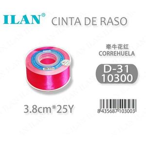 ริบบิ้นผ้าซาติน Ilan ขนาด 3.8 ซม. ยาว 25 หลา รุ่น Correhuela D-31 - Product Image 3