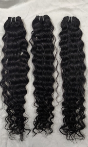 Extensiones de Cabello de Textura Suave de Grado Premium con Aspecto de Ondas Naturales para Uso Diario y en Eventos para Mujer, para Exportación a Granel - Product Image 2