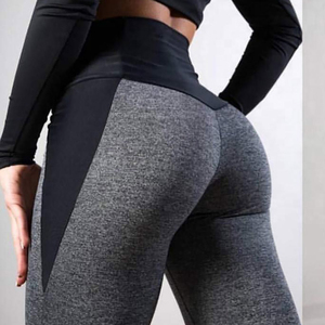 Leggings de yoga personnalisés à taille élastique imprimés, longueur intégrale, en tissu polyester et élasthanne de qualité supérieure pour femmes - Product Image 5