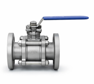 Válvula de Bola WCB de 2 Piezas, Pasaje Completo, F/E 150 #   Sujetadores/Manijas de Acero al Carbono con Sellado de PTFE OEM para Altas Temperaturas - Product Image 1