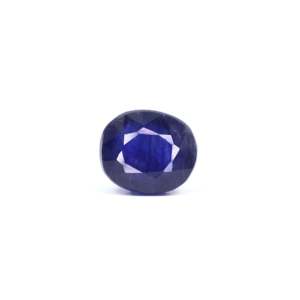 Natural Blue Sapphire 8.55 Carat Loose Oval Cut Gemstone for Fine Jewelry - Product Image 1