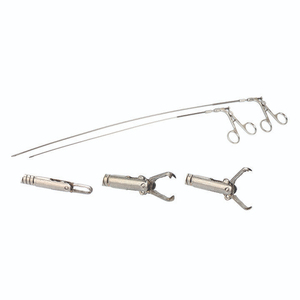 Pinzas de agarre laparoscópicas, pinza endoscópica con mandíbula de dientes de rata, instrumento quirúrgico de acero inoxidable, CE OEM - Product Image 6
