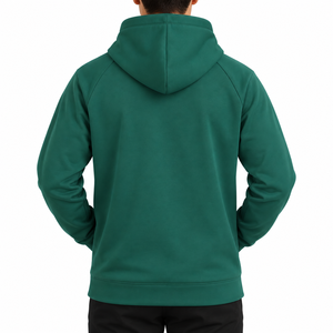 Sudadera con Capucha para Hombre, Color Verde, Manga Raglán, Corte Regular, Estilo Casual, Tejido Francés, para Otoño - Product Image 1