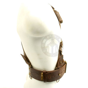 Cinturón Sam Browne Hecho de Cuero con Correa Ajustable y Acabado Liso para Vestimenta Formal - Product Image 4