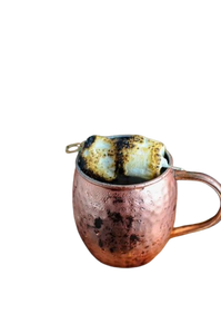 Copper cocktail serving mug set for heritage inspired refreshments hammered finish metal <b>cups</b> durable <b>reusable</b> serving mugs - Product Image 1