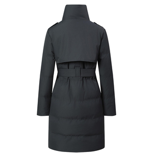 Manteau élégant pour femme, veste d'hiver chaude, longue, tendance, vêtement d'extérieur pour femme, manteau à manches longues, fermeture boutonnée sur le devant, décontracté - Product Image 2