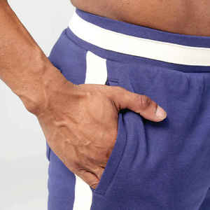 Pantalones Cortos Deportivos para Hombre, Transpirables, Impermeables, de Secado Rápido, para Gimnasio, Fitness, Cintura Elástica Media, 100% Algodón - Product Image 2
