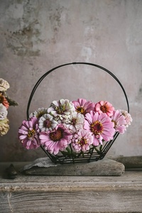 Handcrafted <b>Metal</b> Wire Fruit <b>Basket</b> with Arched Handle for Serving <b>Storage</b> and Stylish Kitchen Tabletop Organization - Product Image 4