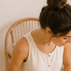 Ensemble de pyjama en gaze de coton pour femmes, vêtements de détente et de sommeil, écologiques, respirants, vêtements de maison pour femmes - Product Image 3