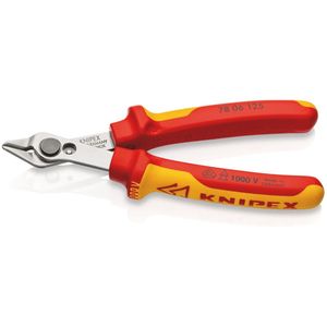 Pince coupante diagonale Super Knips ISO 1000V, pince coupante pour câbles Knipex 7806125 125 mm 5 Electronics Super Knips 1000V Ins - Product Image 1
