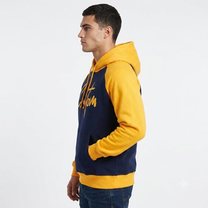 Sweat à capuche personnalisé pour homme à manches raglan, en coton imprimé, style streetwear, pull décontracté, sweat à capuche tendance avec logo personnalisé - Product Image 3